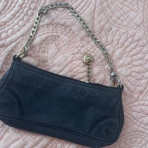 Juicy Couture Black Embossed Shoulder Bag